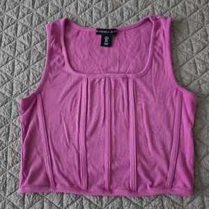 Sincerely Jules Ribbed Cropped Tank Top